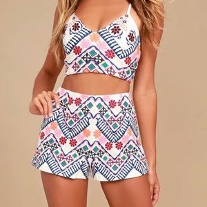 Lulu’s 2 piece embroidered set